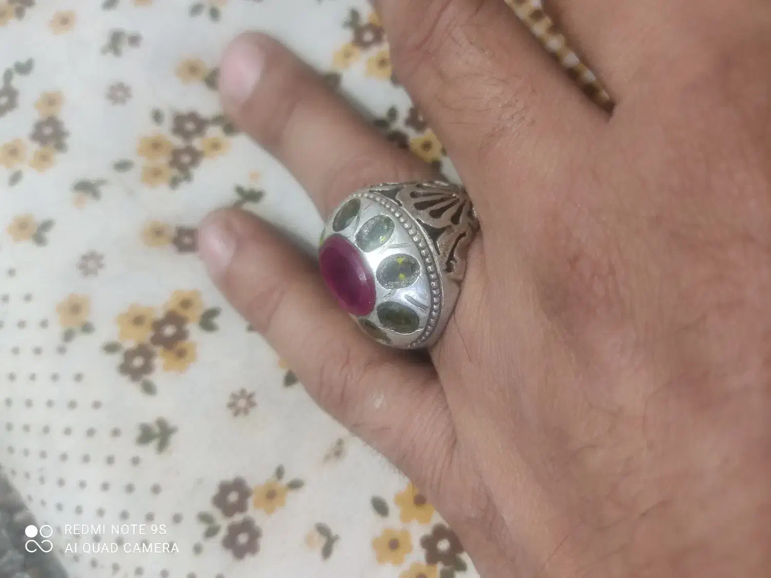 انگشتر۹جواهروپنج جواهر|جواهرات|بیرجند, |دیوار