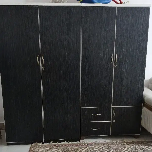 کمد لباس تمیز ومرتب جنس ام دی اف|جاکفشی، کمد، دراور|نگین شهر, |دیوار