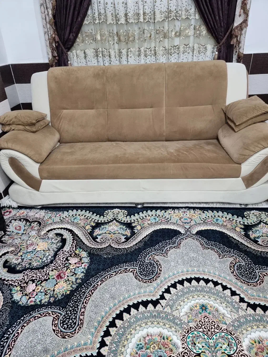 مبل ۷ نفره فقط|مبلمان خانگی و میز عسلی|درگهان, |دیوار