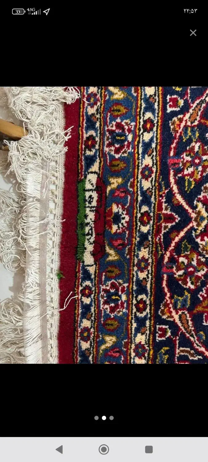 فرش دست باف کاشان. قطبی12متری|فرش|رشت, گلسار|دیوار