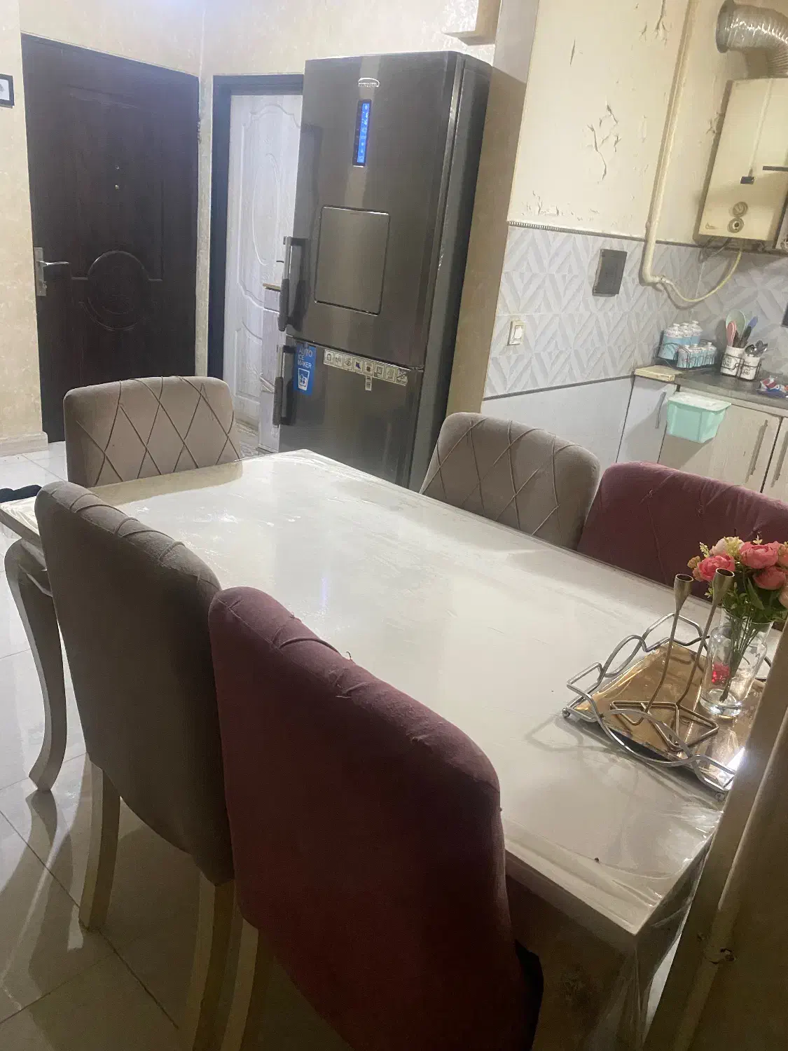 میزناهار خوری ۶ نفره|میز و صندلی غذاخوری|رشت, دیلمان|دیوار