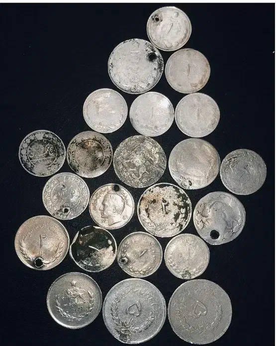 ۶سکه نقره و دینار کمیاب شاهی|کلکسیون سکه، تمبر، اسکناس|سمنان, |دیوار