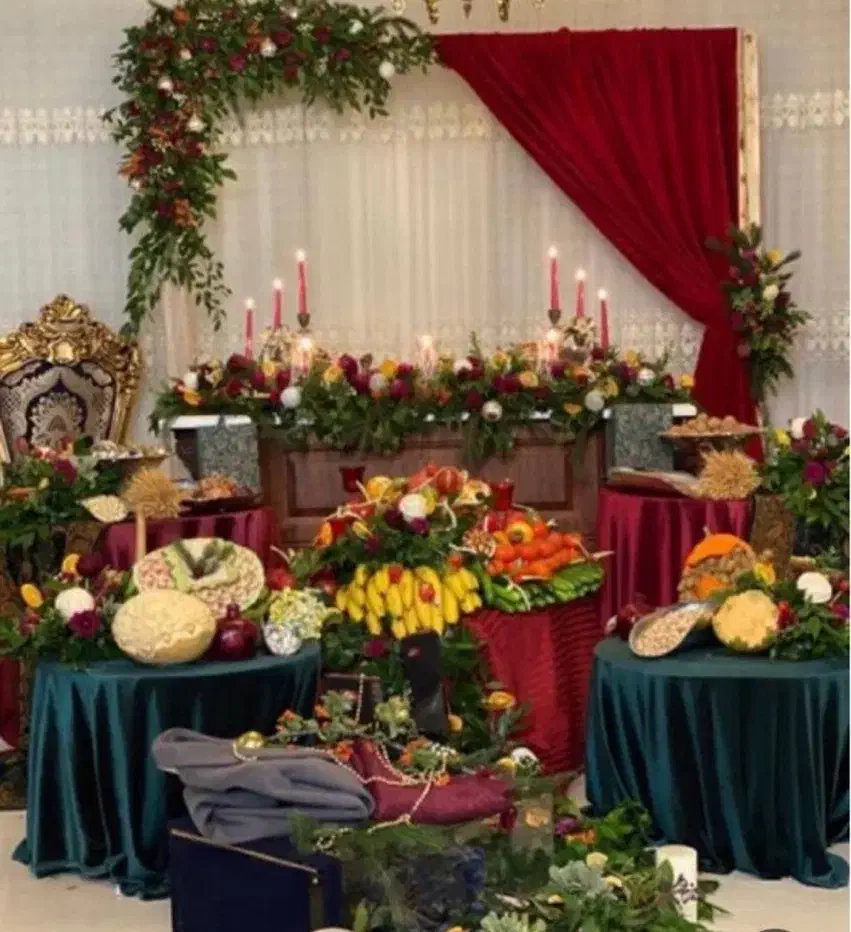 اجرای انواع دکور وگیفت یلدایی|خدمات پذیرایی، مراسم|شیراز, زرهی|دیوار