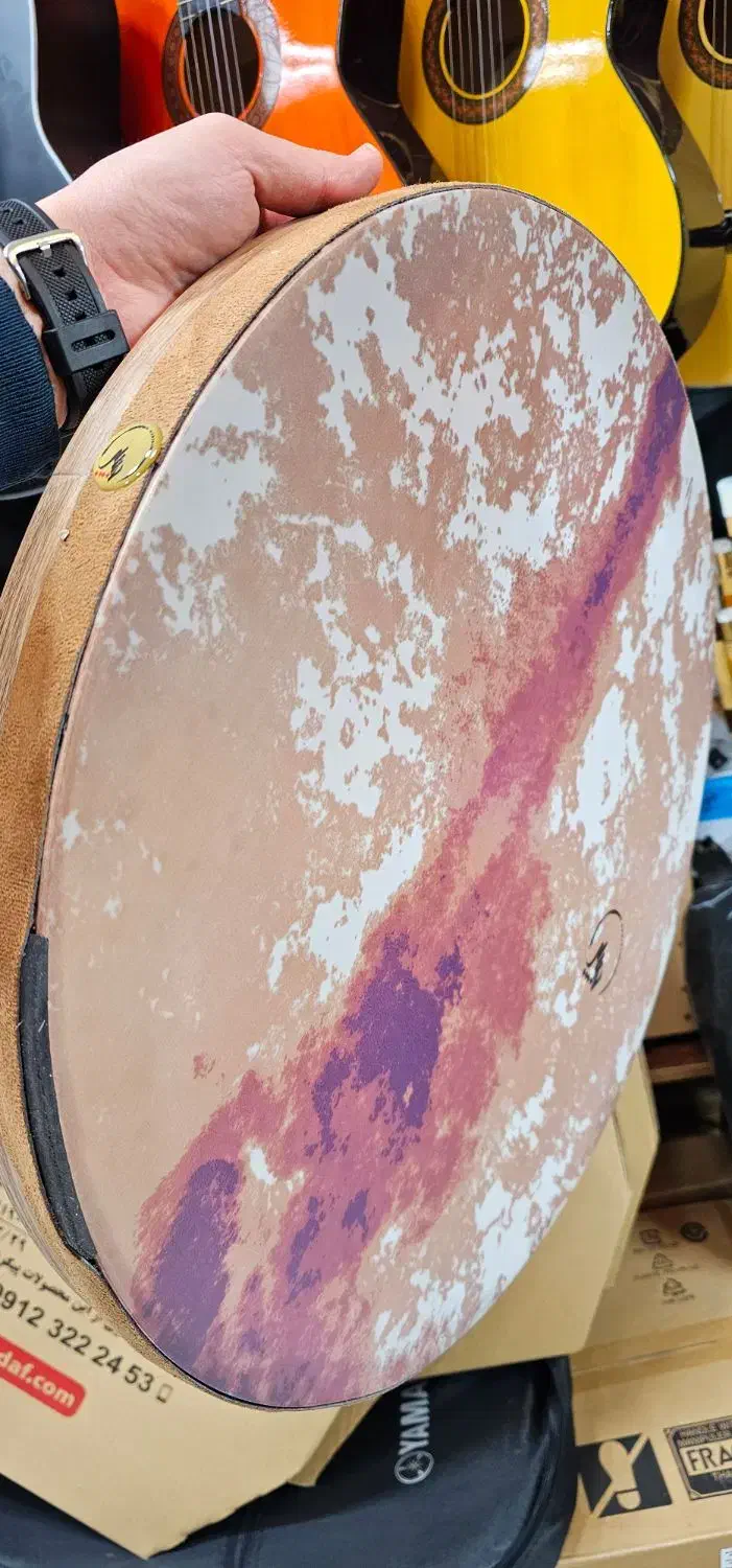 دف حبیبی|سازهای سنتی|محمدیه-قزوین, |دیوار