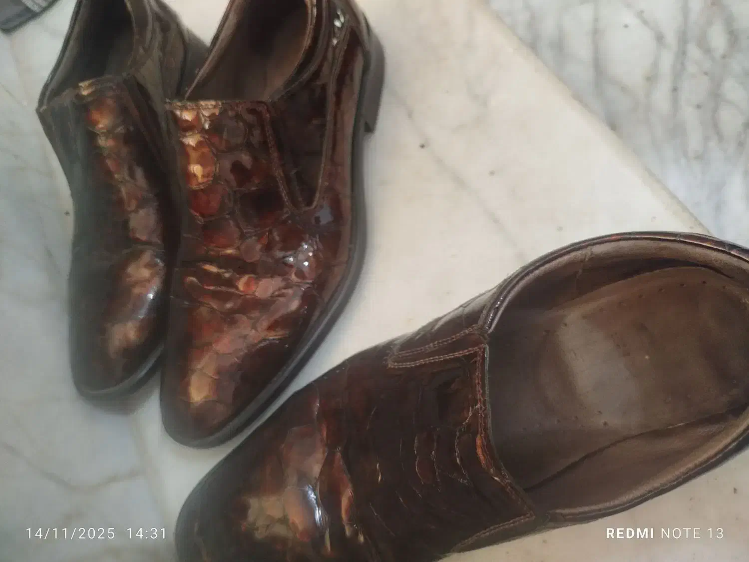 کفش چرم در حد نو|کیف، کفش، کمربند|ایرانشهر, |دیوار