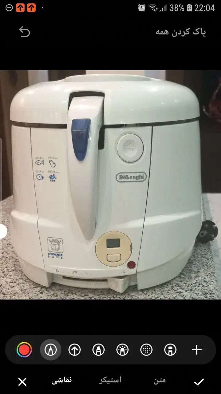 سرخکن دلونگی سالم|اجاق گاز و لوازم برقی پخت‌وپز|هشتگرد, فاز ۱ مهستان|دیوار