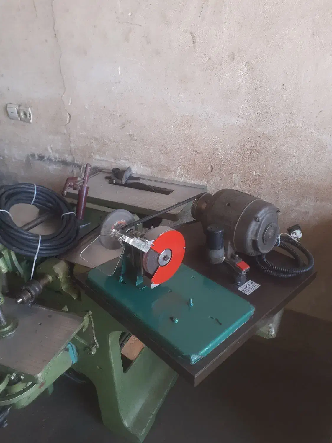 سنگ رومیزی ،چاقو تیزکن ،دریل ستونی ، پایه دریل|ابزارآلات|رباطکریم, نوده|دیوار