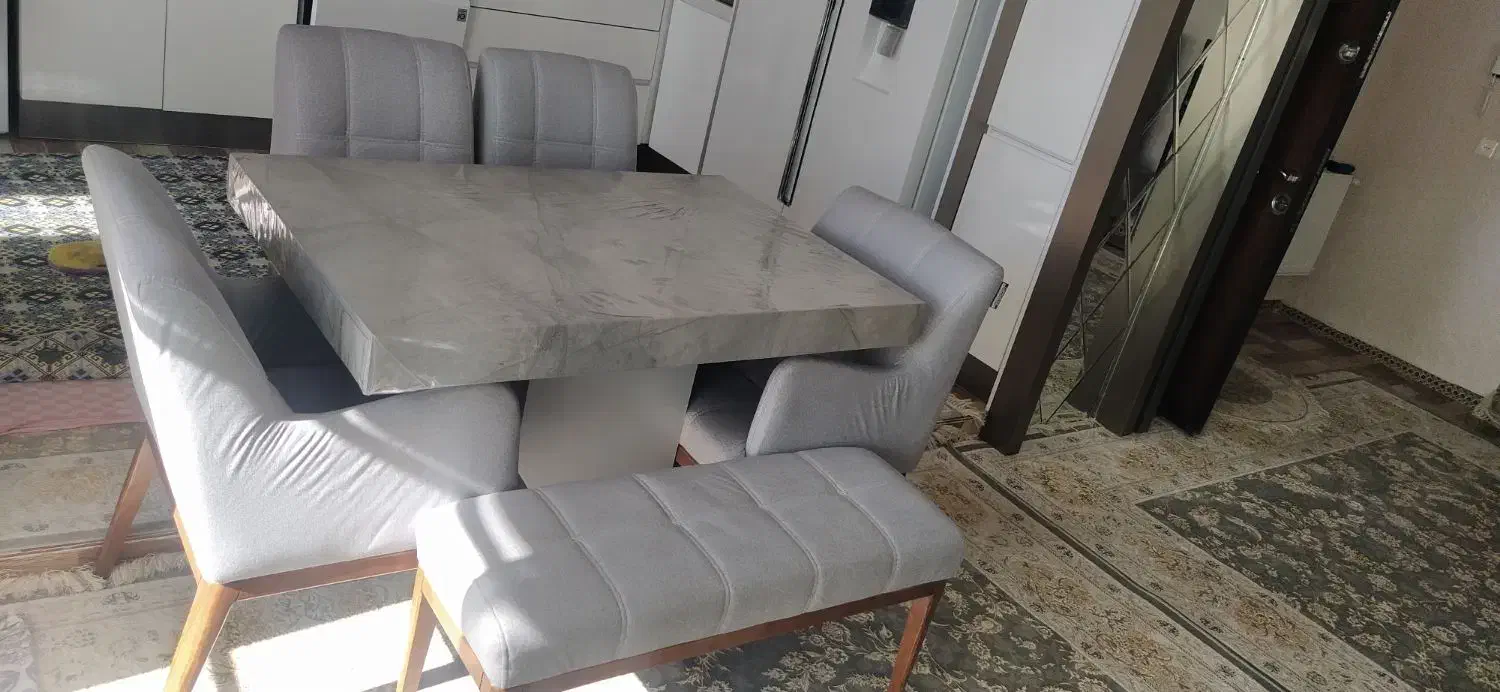 میز نهار خوری 6 نفره|میز و صندلی غذاخوری|جوانرود, |دیوار