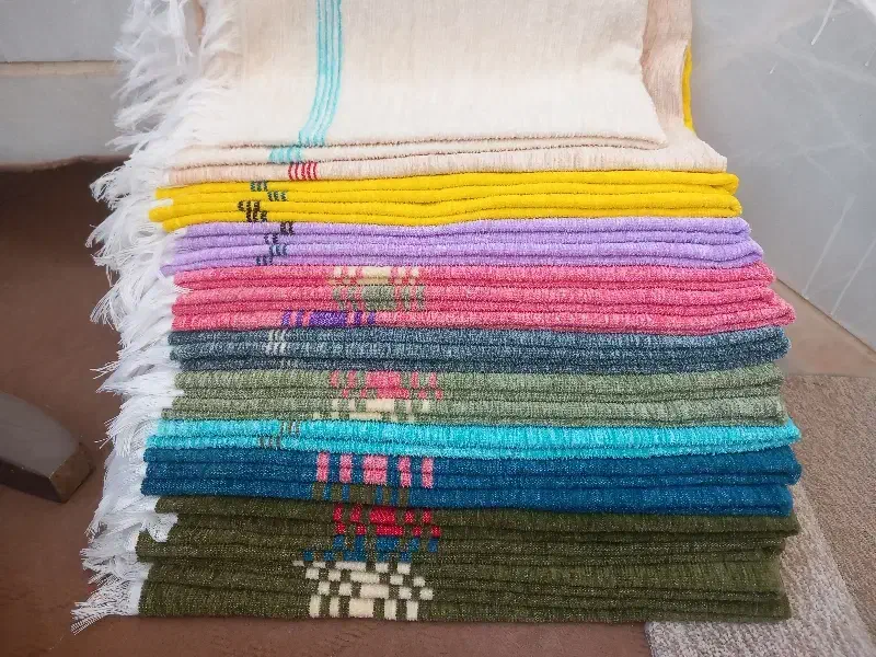 حوله دستبافت مخمل نانو|سفره، حوله، دستمال آشپزخانه|اردکان, |دیوار