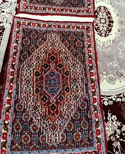 یک جفت پشتی نقشه کلاه فرنگ|فرش|سنندج, |دیوار