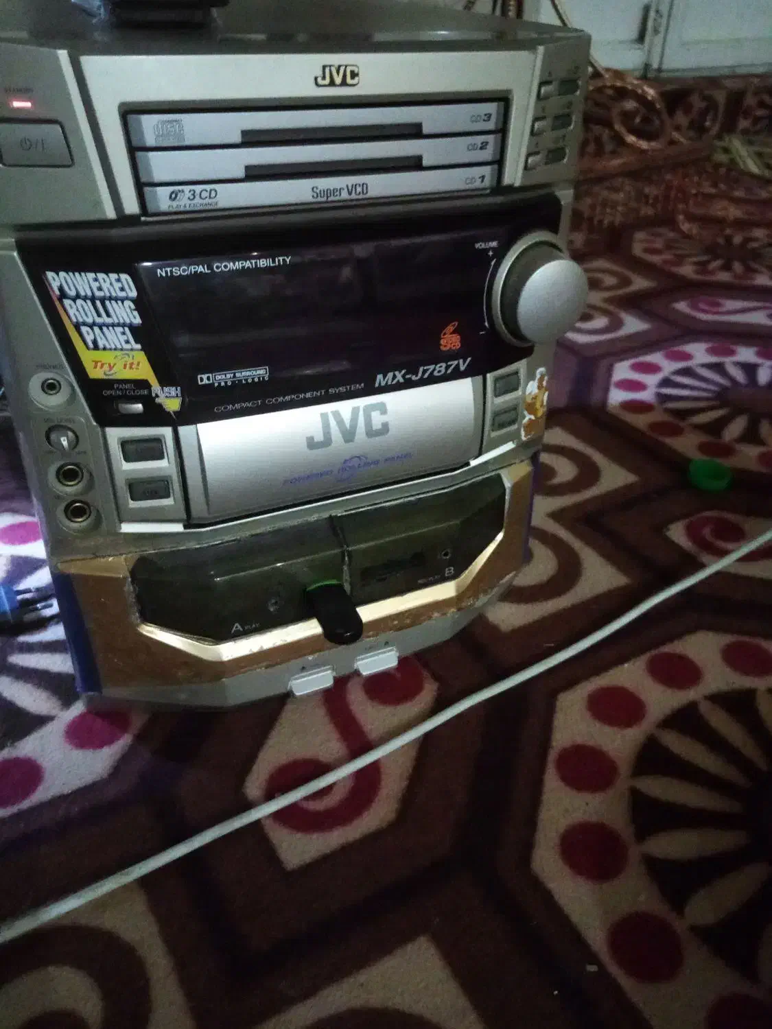 ی دستگاه ظبط جی وی سی 3600 وات|سیستم صوتی خانگی|بروجرد, |دیوار