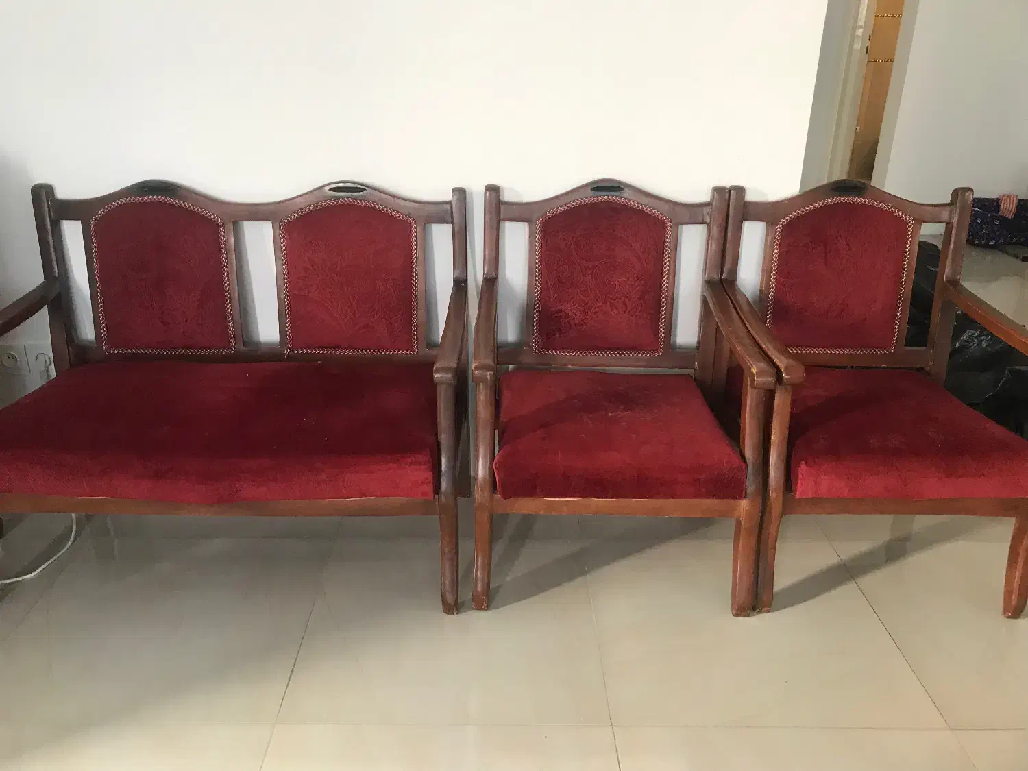 مبل چوبی|مبلمان خانگی و میز عسلی|رودهن, |دیوار