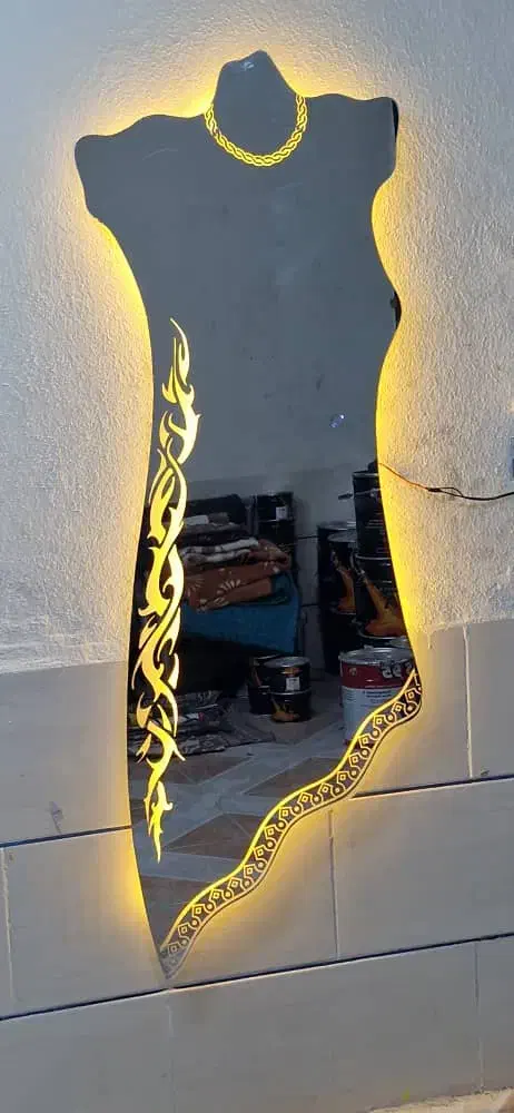 طراحی و تولید آینه بکلایت دفورمه|آینه|برازجان, |دیوار