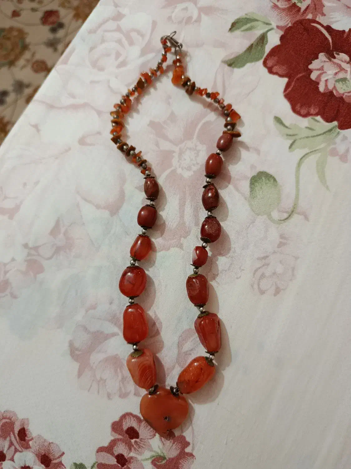 گردنبند سنگ عقیق اصل|جواهرات|اردبیل, |دیوار