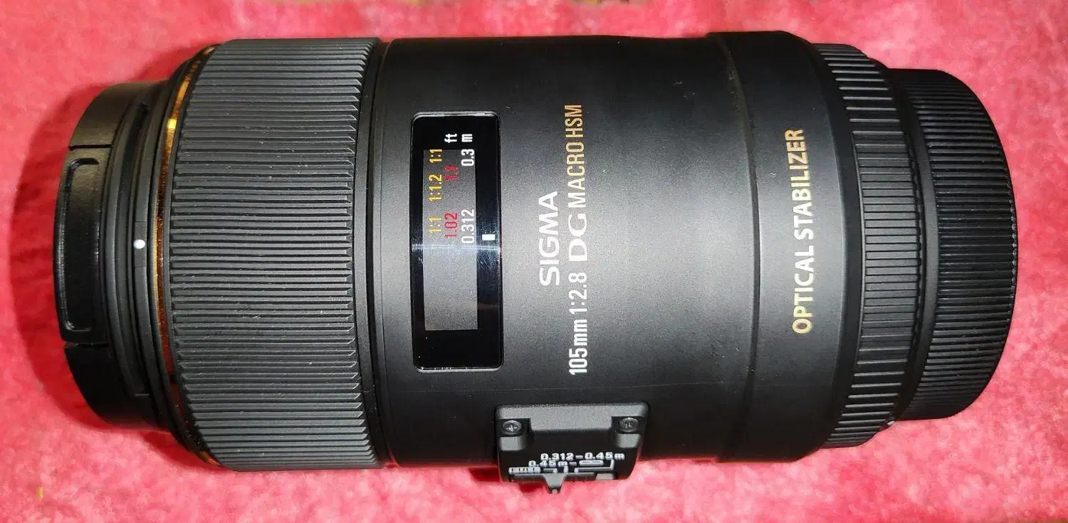 لنز Sigma 105mm F2.8 EX DG MACRO OS|دوربین عکاسی و فیلم‌برداری|تهران, دهکده المپیک|دیوار