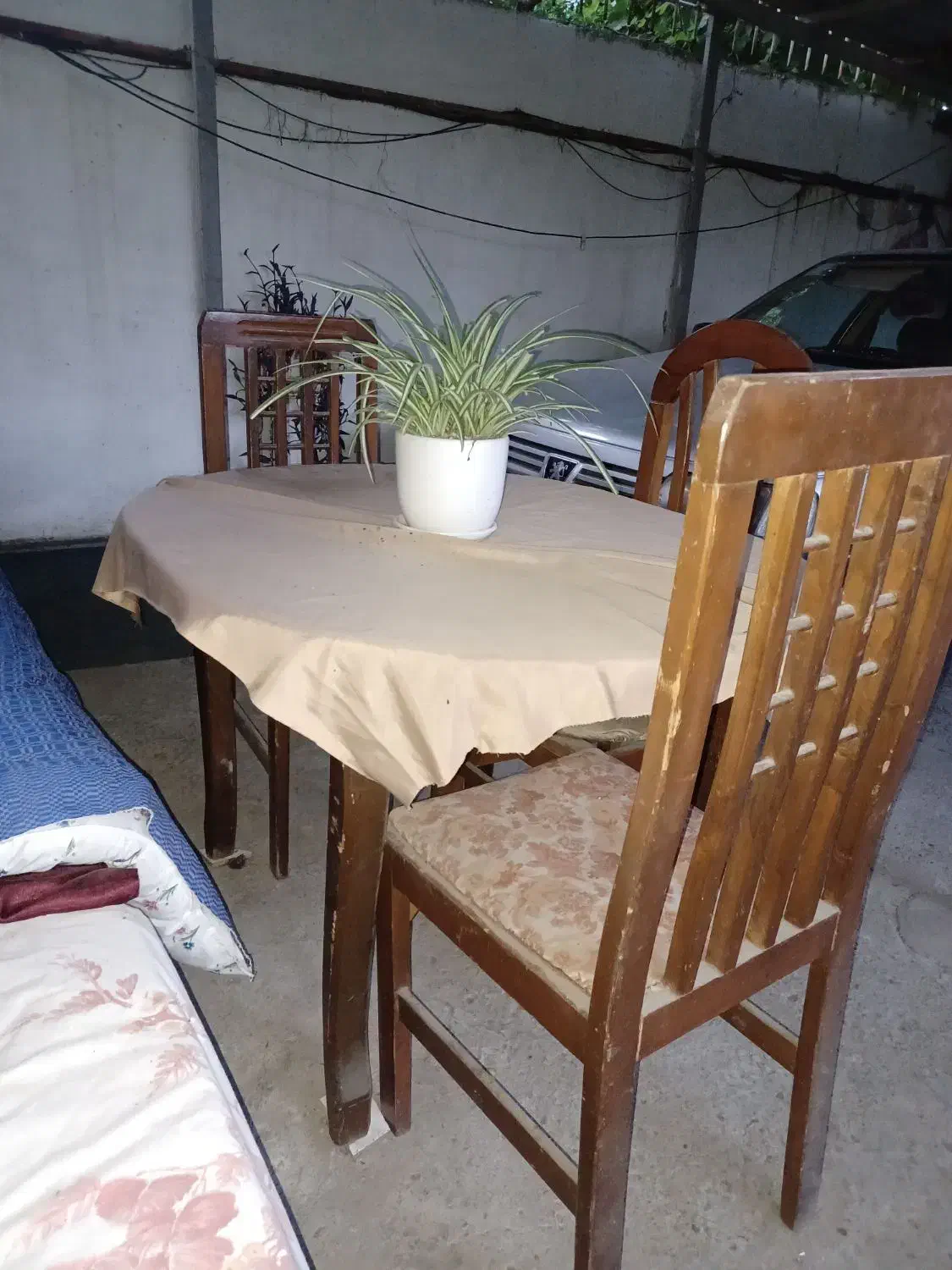 میز ناهارخوری ۴ نفر ه|میز و صندلی غذاخوری|بابل, |دیوار