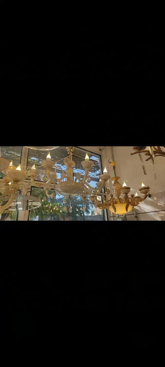 لوستر باکارات وارداتی لوستر شاخه کریستالی زیر قیمت|لوستر و چراغ آویز|اهر, |دیوار