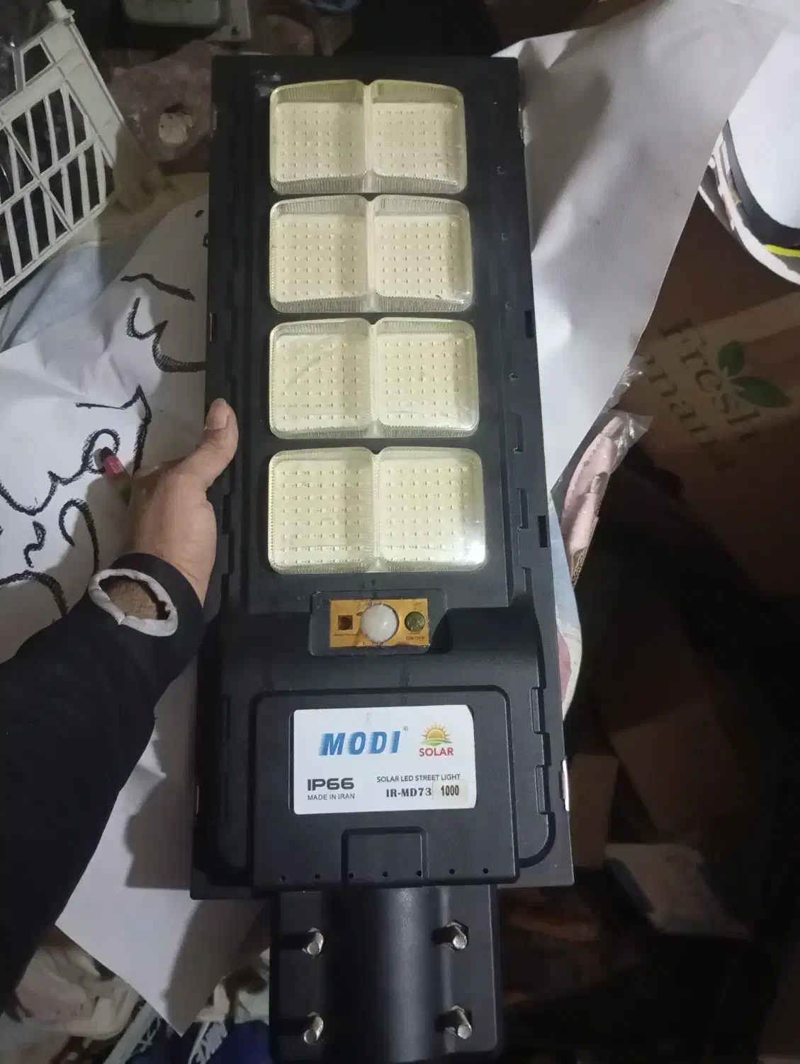 یک عدد چراغ بزرگ خیابانی وخورشیدی|لامپ و چراغ|رامشیر, |دیوار