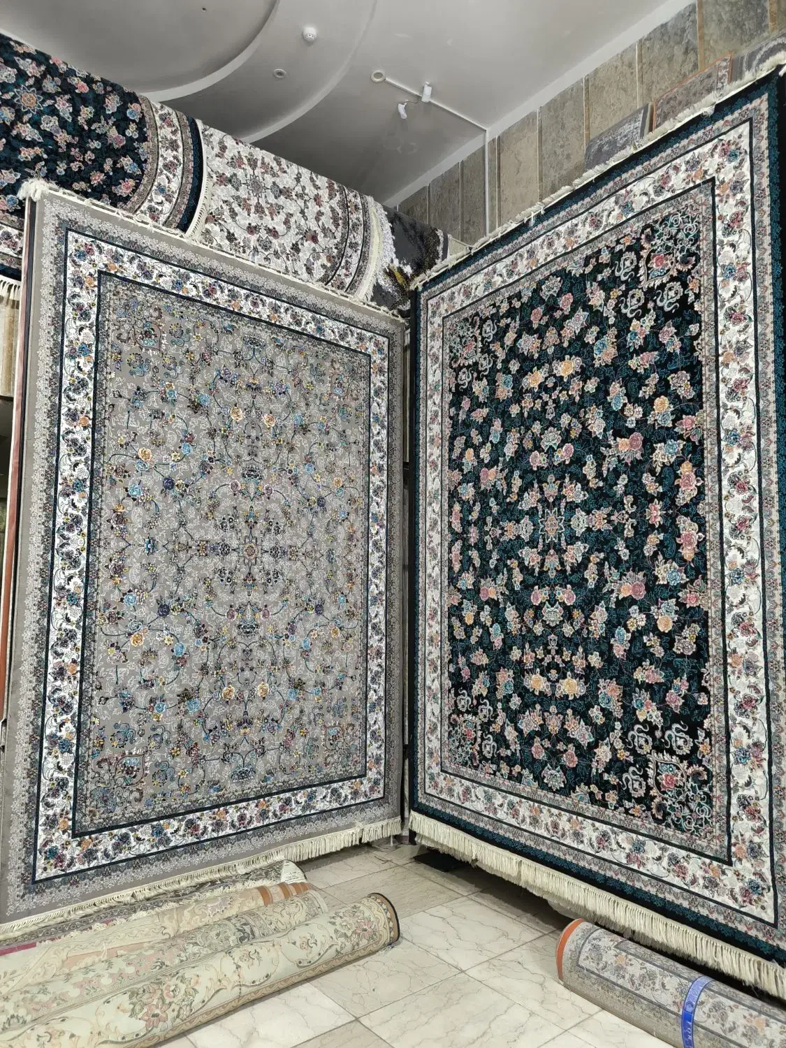 انواع فرش ۷۰۰ شانه نخی سنگین به تعداد بالا|فرش|قدس, معادن شن و ماسه|دیوار