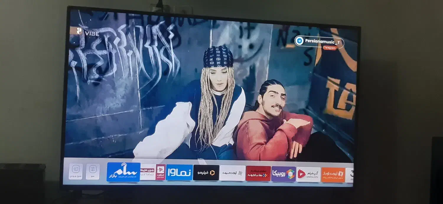 تی وی ۵۵ اینچ سام اسمارت فورکی|تلویزیون و پروژکتور|فردیس, شهرک ارم|دیوار