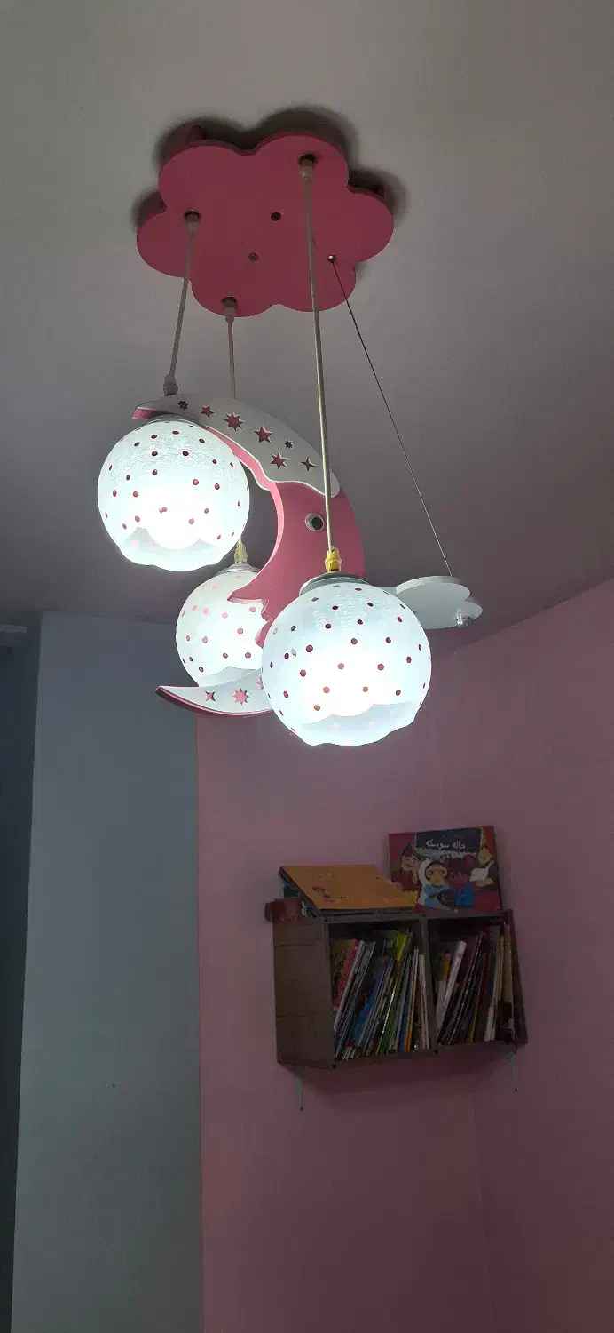 لوستر بسیار زیبا اتاق کودک|لوستر و چراغ آویز|تهران, دریا|دیوار