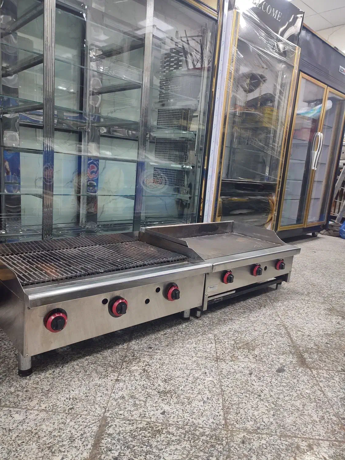 گریل روغنی و زغالی 90سانتی در حدنو|کافی‌شاپ و رستوران|نسیم‌شهر, |دیوار