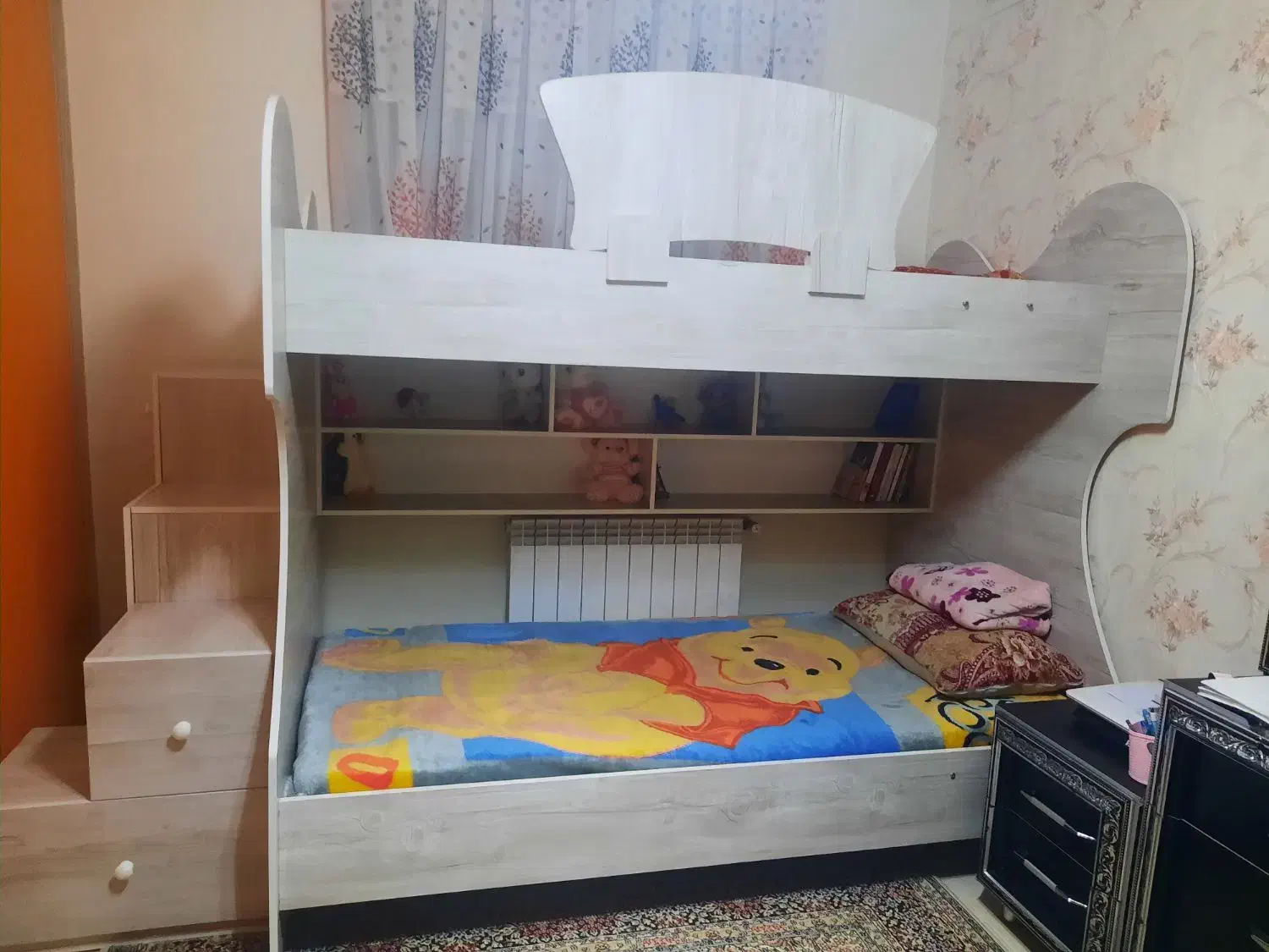 تخت دو طبقه در حد نو|تخت و سرویس خواب|ملارد, |دیوار