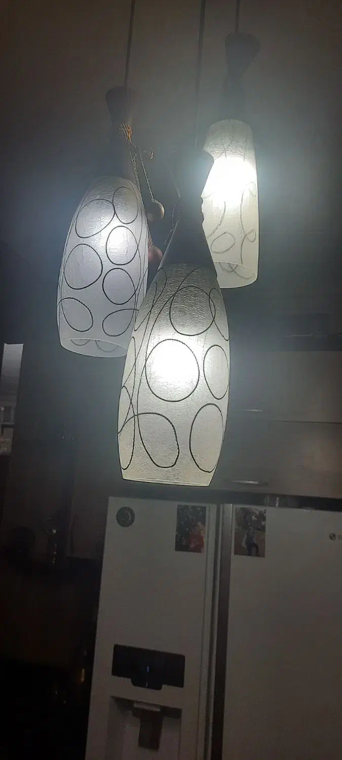 لوستر اویز دو عدد|لوستر و چراغ آویز|مشهد, فردوسی|دیوار