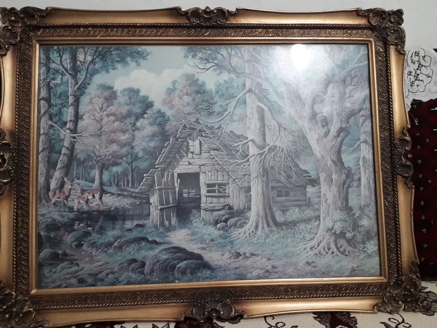 تابلو دیواری قدیمی|تابلو، نقاشی، عکس|قلقل رود, |دیوار