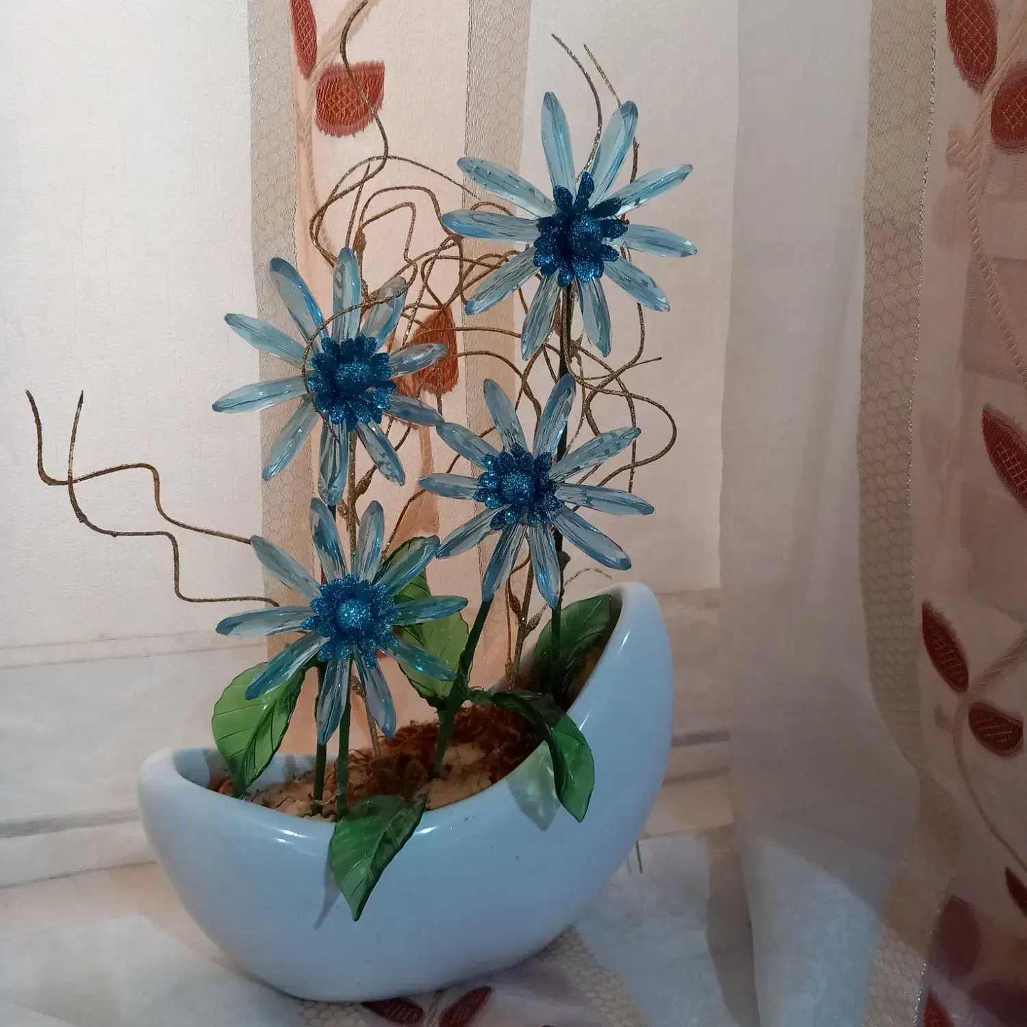 گل کریستال|گل مصنوعی|رشت, لاکان|دیوار