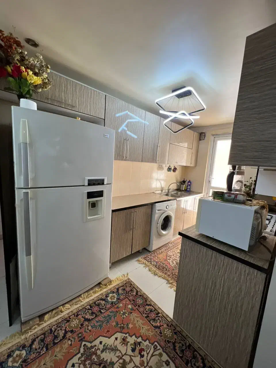 واحد 80 متری ایران خودرو فول امکانات وام تسویه|فروش آپارتمان|هشتگرد, شهرک ایران خودرو|دیوار