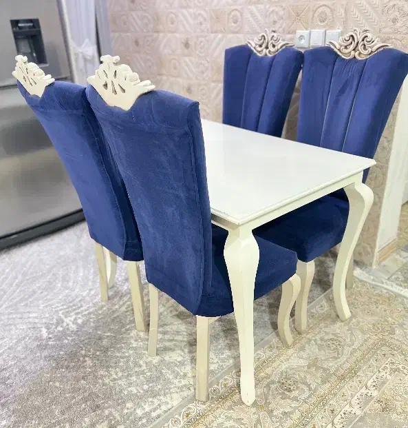 میز غذا خوری چوبی 4نفره|میز و صندلی غذاخوری|لوندویل, |دیوار