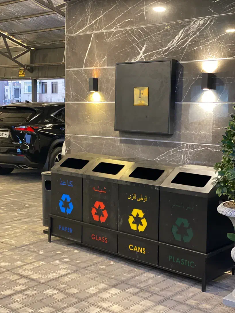 سطل زباله شهری/تفکیک/بازیافت/جاسیگاری/سفارشی|عمده‌فروشی|مشهد, کوشش|دیوار
