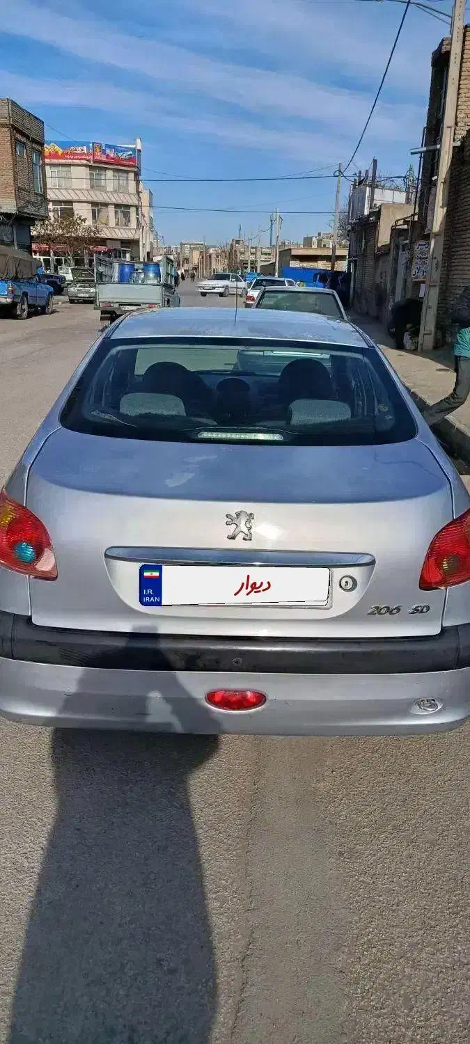 206 اس دی وی 20 مدل 87 استثنایی|خودرو سواری و وانت|اردبیل, |دیوار