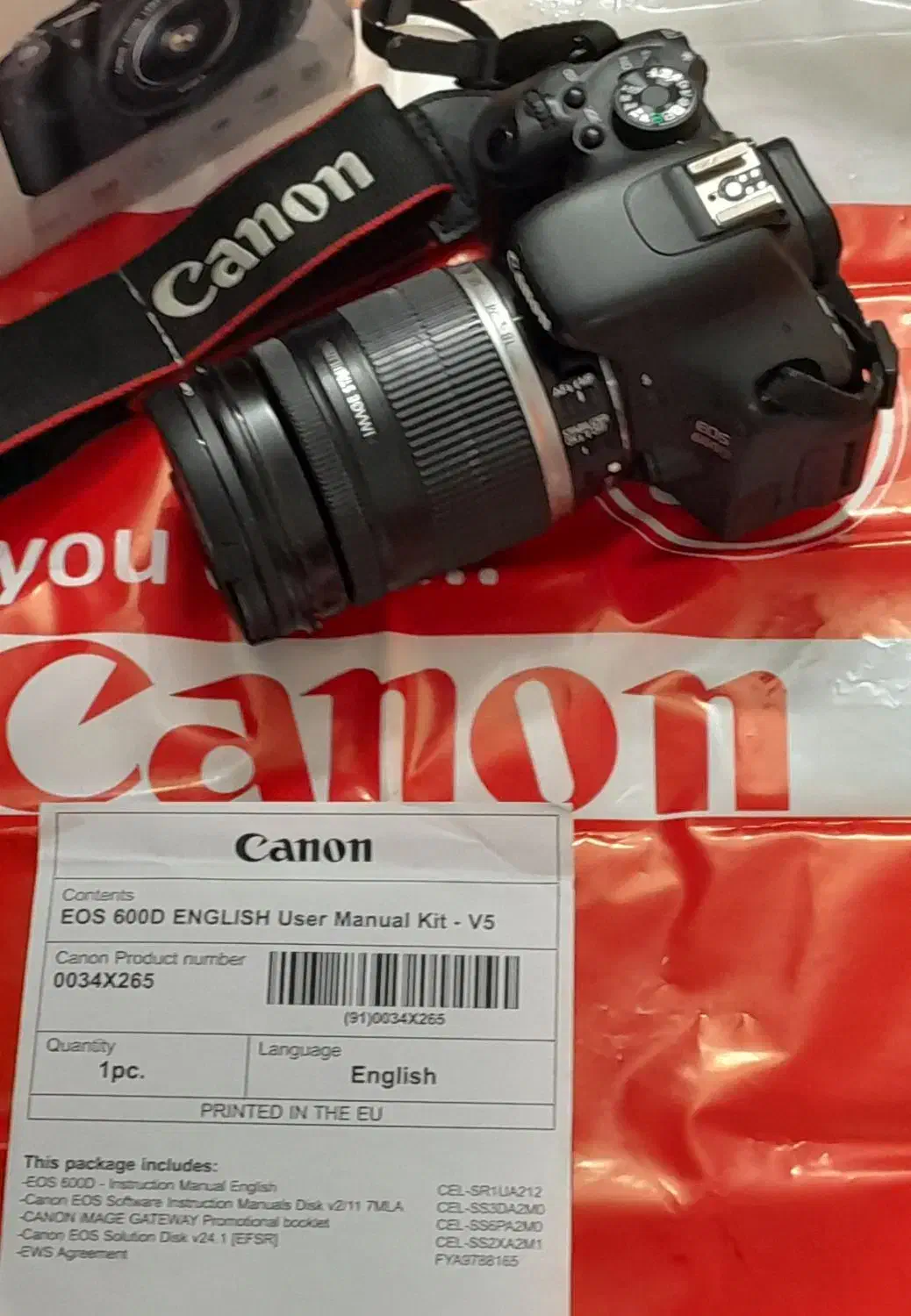 دوربین کنون 600d درحد بالنز ۱۸،۲۰۰|دوربین عکاسی و فیلمبرداری|خاوران, |دیوار