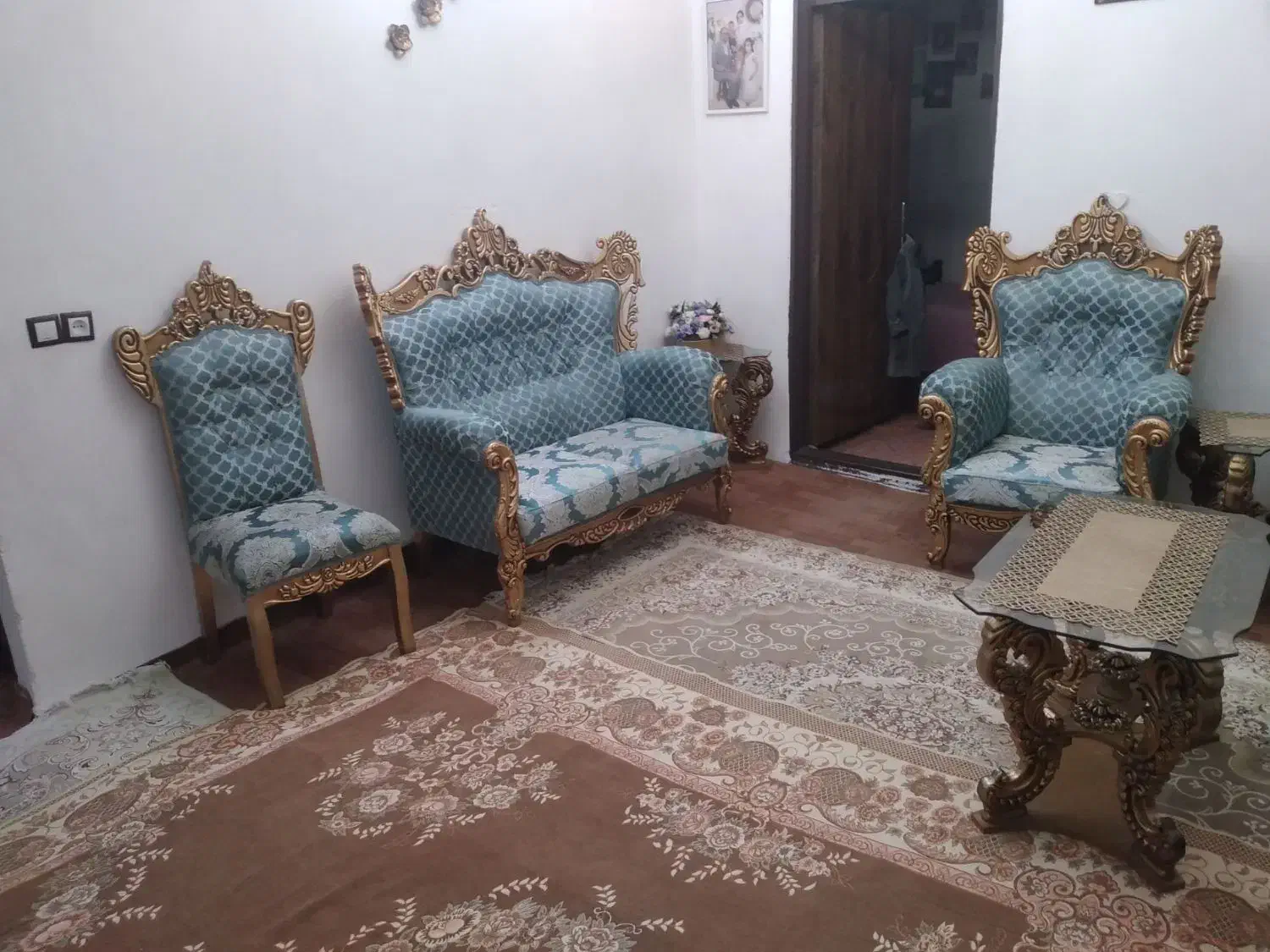 مبل سلطنتی|مبلمان خانگی و میز عسلی|تاکستان, |دیوار