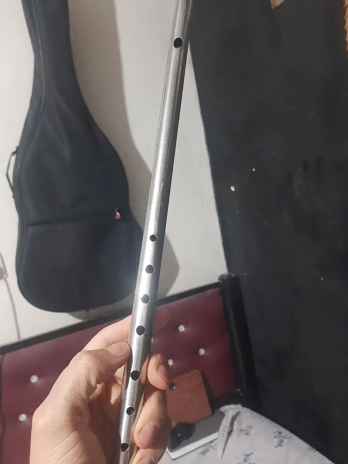 نی(فلوت ) استیل|سازهای بادی|اصفهان, امیرعرب|دیوار