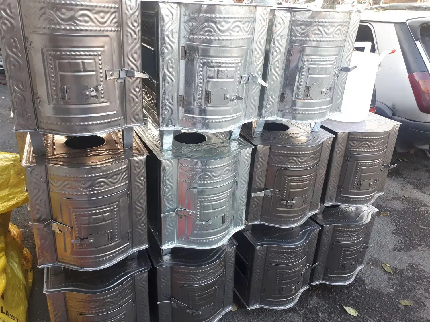 بخاری هیزمی مکعب گل خانه ای باغ|بخاری، هیتر، شومینه|تهران, تهرانپارس غربی|دیوار