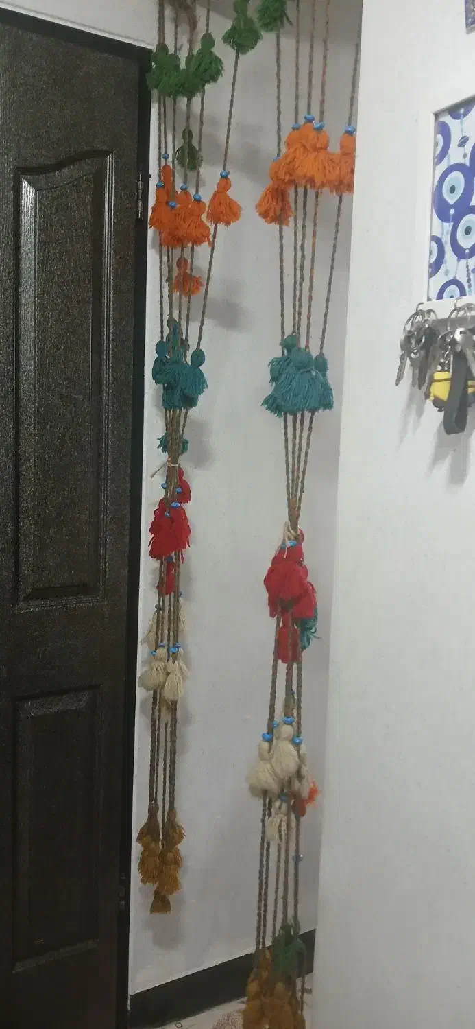 پرده سنتی ساده و زیبا|پرده، رانر، رومیزی|ساری, |دیوار