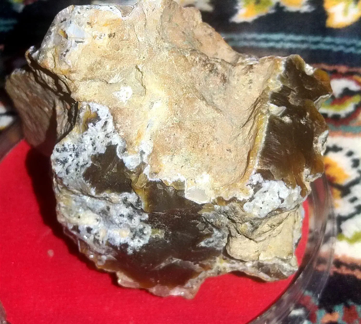 سنگ خام عقیق کبود وعقیق حلوایی|کلکسیون اشیاء عتیقه|فولادشهر, A2|دیوار