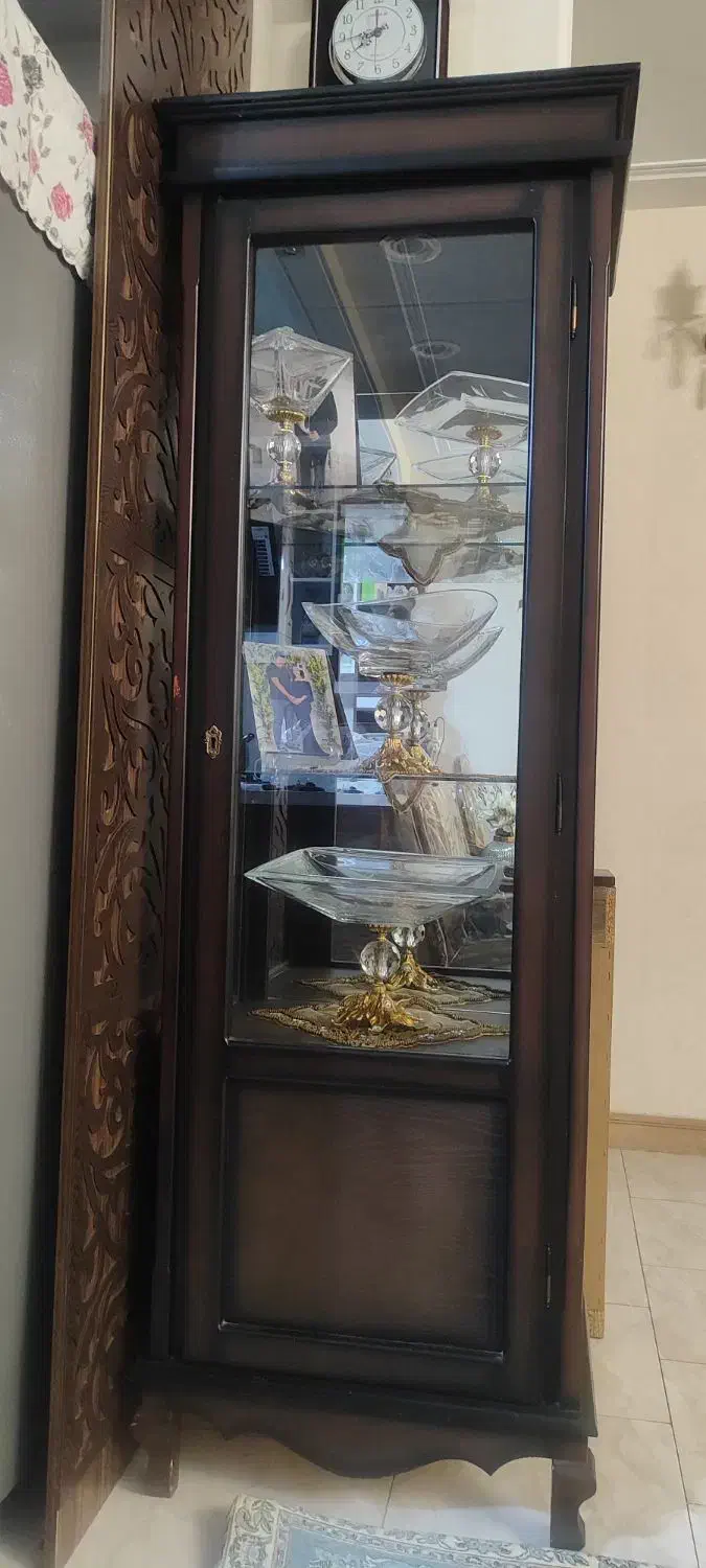 بوفه چوبی|بوفه، ویترین، کنسول|تهران, بلورسازی|دیوار