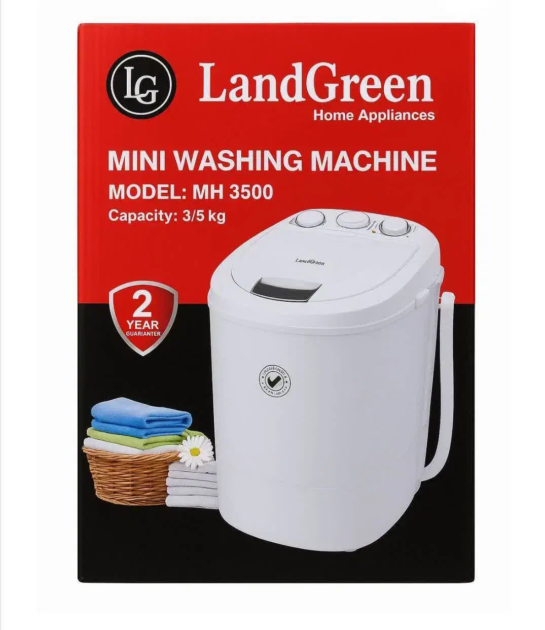 مینی واش ۳/۵ کیلویی ولومی الجی لندگرین مدل ۳۵۰۰|ماشین لباسشویی و خشککن لباس|قم, جهان بینی|دیوار