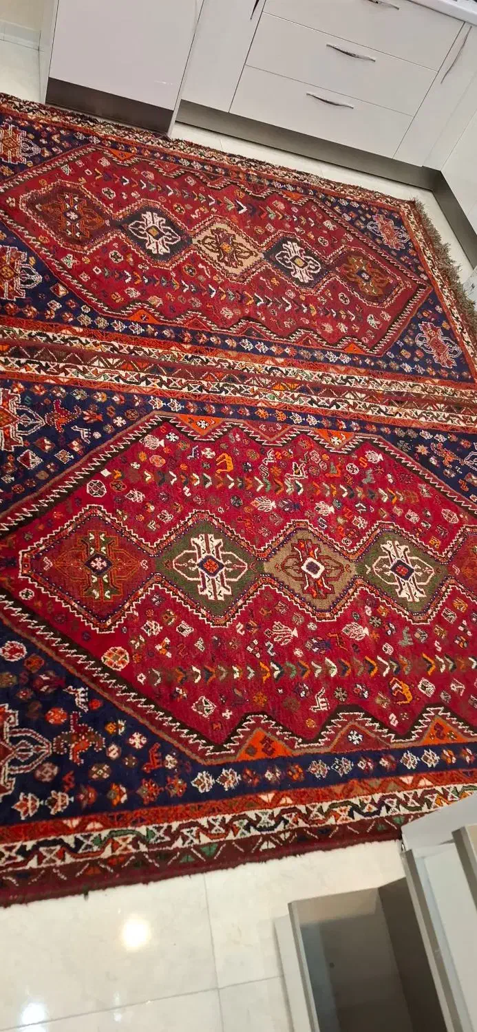 فرش دستباف قشقایی|فرش|شیراز, شهرک ولیعصر|دیوار