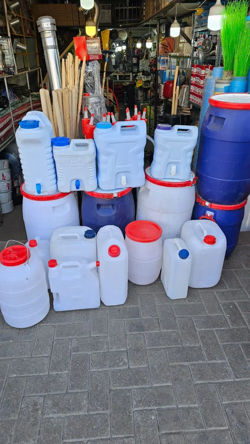 دبه اب و بشکه آب، مخزن آب از ۱۰ تا ۱۶۰ لیتری|ظروف نگهدارنده، پلاستیکی، یک‌بارمصرف|پردیس, شهرک صنعتی خرمدشت فاز ۷|دیوار