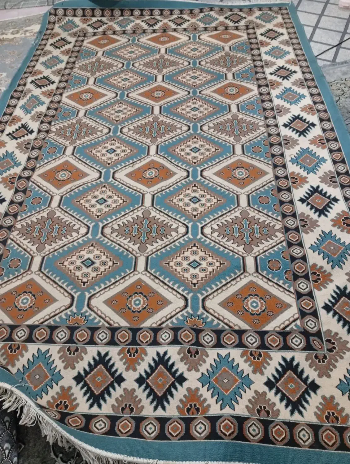 دو عددگلیم|گلیم، جاجیم، گبه|سرپل ذهاب, |دیوار