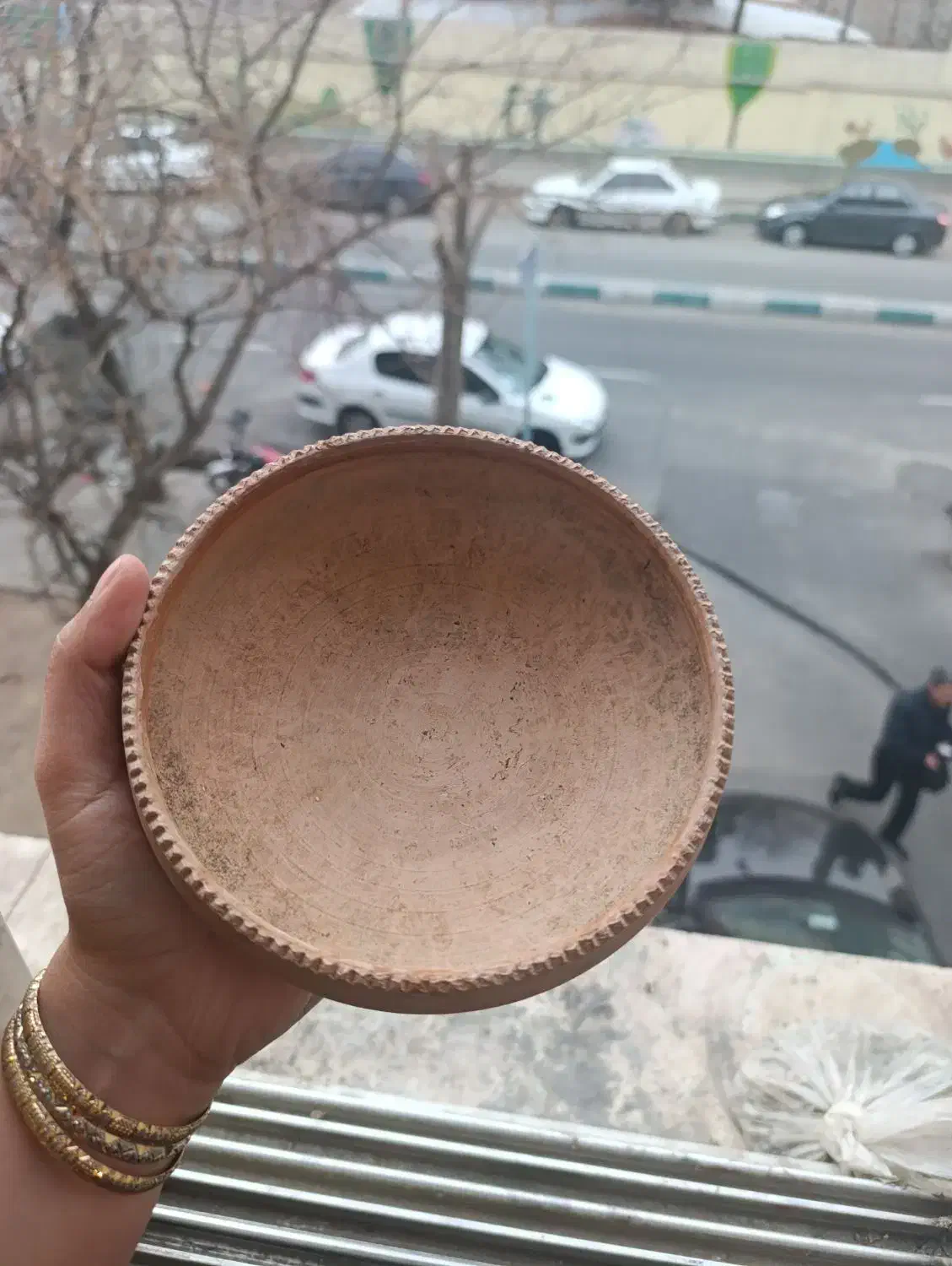 کاسه سفالی سبزه عید|صنایع دستی و سایر لوازم تزئینی|تهران, امام زاده عبدالله|دیوار