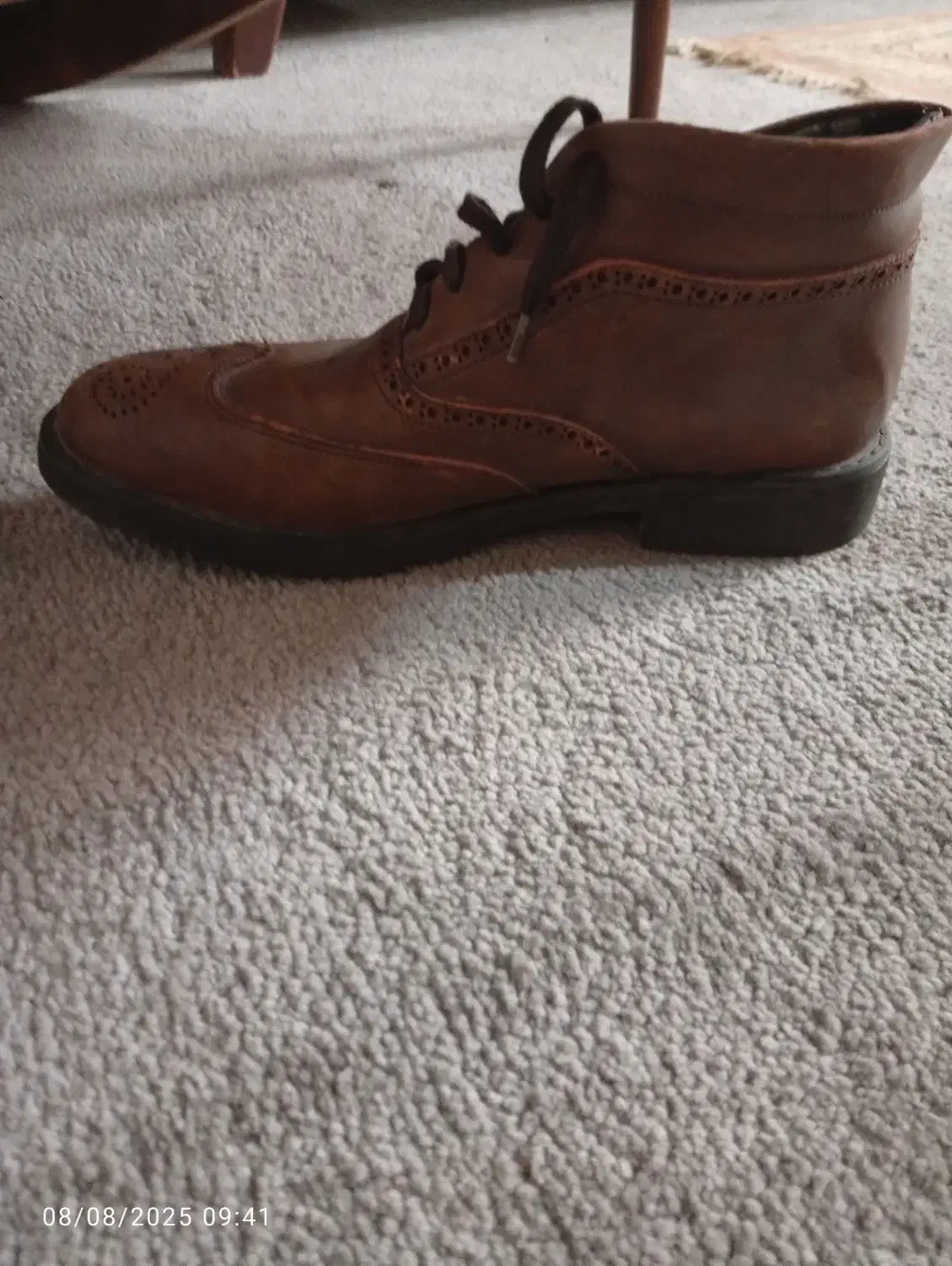 کفش نیم بوت چرم|کیف، کفش، کمربند|آبادان, |دیوار