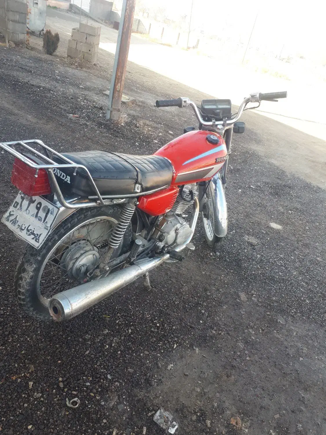 هندا ۱۲۵ مزاییده|موتورسیکلت|رزن, |دیوار