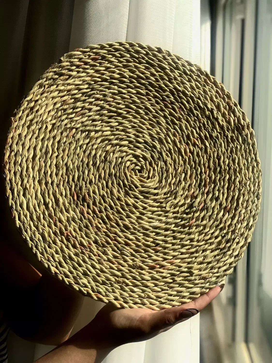 زیر بشقابی حصیری|صنایع دستی و سایر لوازم تزئینی|تهران, امیریه|دیوار