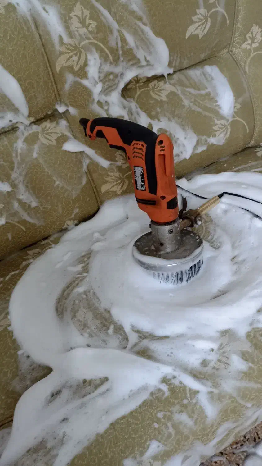 مبل شویی با دستگاه *تضمینی*|خدمات نظافت|شوش, |دیوار